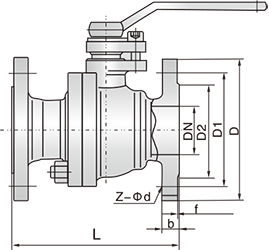 310S球閥結(jié)構(gòu)圖